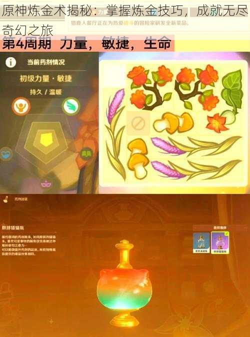 原神炼金术揭秘:掌握炼金技巧,成就无尽奇幻之旅