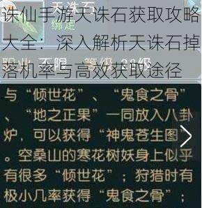 诛仙手游天诛石获取攻略大全:深入解析天诛石掉落机率与高效获取途径